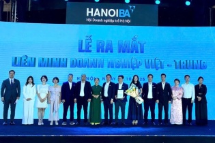 Ra mắt Liên minh Doanh nghiệp  Việt - Trung của HanoiBA
