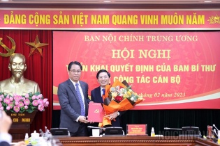 Bổ nhiệm ông Đặng Văn Dũng làm Phó trưởng Ban Nội chính Trung ương