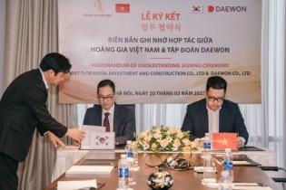 Hoàng Gia Việt Nam “bắt tay” Daewon Hàn Quốc phát triển các dự án tại miền Trung