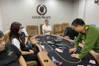 Khởi tố 27 đối tượng điều hành Câu lạc bộ Lucas Palace về hành vi đánh bạc, tổ chức đánh bạc