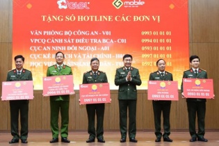 Bộ Công an phát động cán bộ, chiến sĩ sử dụng mạng di động Gtel Mobile