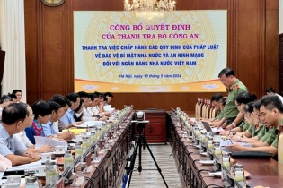 Thanh tra Bộ Công an thanh tra một số lĩnh vực tại Ngân hàng Nhà nước
