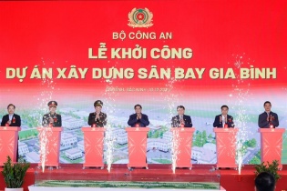 Bộ Công an khởi công Dự án xây dựng sân bay Gia Bình tại tỉnh Bắc Ninh