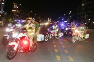 Công an Bắc Ninh ra quân thực hiện cao điểm xử lý vi phạm về giao thông