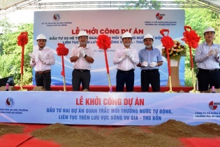 Khởi công Dự án 2 hệ thống quan trắc nước tự động lưu vực sông Vu Gia - Thu Bồn