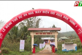 Đắk Nông: Khởi công Dự án điện gió gần 1.700 tỷ đồng