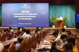 Báo chí góp phần đưa Bình Định “đến gần” với nhà đầu tư