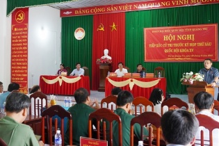 Cử tri Quảng Trị kiến nghị đẩy nhanh các công trình, dự án trọng điểm