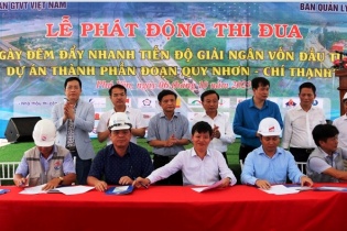 Phát động thi đua đẩy nhanh tiến độ Dự án Cao tốc đoạn Quy Nhơn - Chí Thạnh