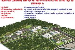 Đà Nẵng: Dự án khu công nghệ sinh học giai đoạn 2 sẽ hoàn thành trong tháng 6/2024