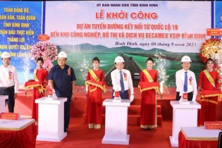 Bình Định đăng ký 500 tỷ đồng vốn Trung ương cho dự án đường nối khu công nghiệp với Cảng Quy Nhơn