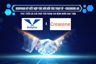 Bidiphar hợp tác Crearene AG phát triển giải pháp tiên phong điều trị cho bệnh nhân chạy thận