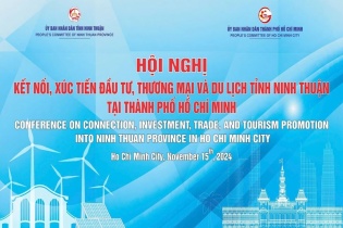 Sắp diễn ra hội nghị xúc tiến đầu tư, thương mại, du lịch tỉnh Ninh Thuận tại TP.HCM
