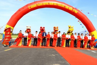 Ninh Thuận khánh thành Đường vành đai phía Bắc gần 500 tỷ đồng