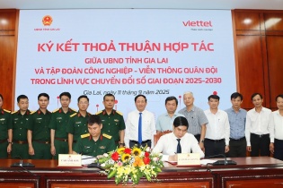 Tập đoàn Viettel và tỉnh Gia Lai hợp tác về chuyển đổi số giai đoạn 2025 - 2030