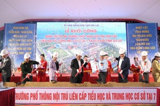 Gia Lai khởi công Dự án Trường phổ thông nội trú liên cấp tại 7 xã biên giới