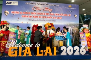 Gia Lai đón những vị khách du lịch đầu năm mới, mở màn Năm Du lịch Quốc gia