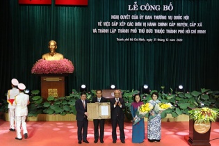 Chính thức công bố thành lập Thành phố Thủ Đức, trực thuộc TP.HCM