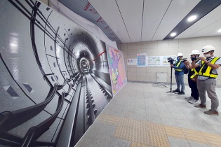 Tầng B1 Ga Ba Son thuộc tuyến Metro số 1 hoàn thành vượt tiến độ