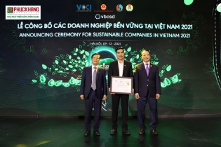 Phuc Khang Corporation đạt TOP 10 doanh nghiệp bền vững tại Việt Nam 2021