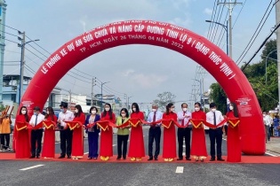 TP.HCM: Thông xe đường Đặng Thúc Vịnh (Tỉnh lộ 9) thúc đẩy kinh tế huyện Hóc Môn