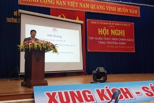 Bộ Kế hoạch và Đầu tư tổ chức tập huấn thực hiện chính sách “Tăng trưởng xanh” 