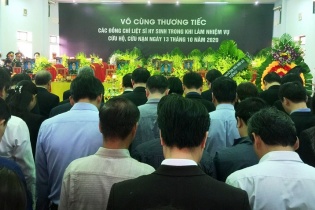 Truy điệu 13 liệt sỹ hy sinh tại sự cố sạt lở Rào Trăng 3
