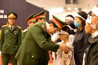 Lễ viếng, truy điệu 22 cán bộ, chiến sĩ bị vùi lấp tại Quảng Trị