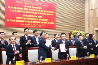 Nghệ An: Ký kết hợp tác đầu tư dự án 200 triệu USD tại thị xã Hoàng Mai