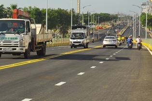 Đà Nẵng: Thông xe cầu vượt nút giao thông phía Tây cầu Trần Thị Lý