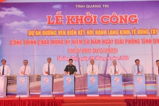 Khởi công dự án đường ven biển 2.060 tỷ đồng tại Quảng Trị