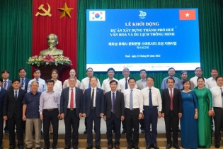 Hàn Quốc hỗ trợ xây dựng TP. Huế văn hóa, du lịch thông minh