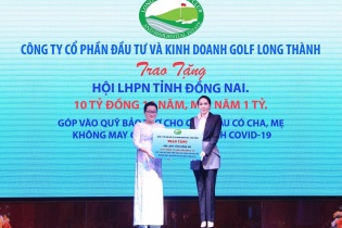 Golf Long Thành tài trợ 10 tỷ đồng cho chương trình “Mẹ đỡ đầu” tỉnh Đồng Nai