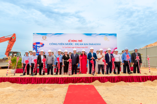 KN Cam Ranh tiến hành động thổ công viên nước rộng gần 7 ha