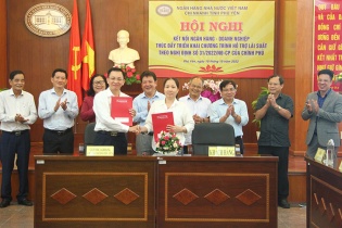 7 chi nhánh ngân hàng thương mại ký kết hỗ trợ lãi suất cho doanh nghiệp Phú Yên