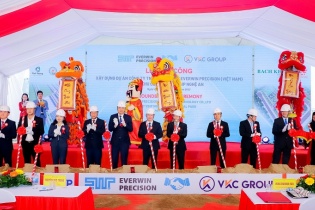 Nghệ An khởi công dự án sản xuất linh kiện điện tử, tổng vốn 200 triệu USD