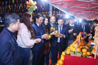 Hà Tĩnh trưng bày các sản phẩm "đặc sản" nông nghiệp chào Xuân