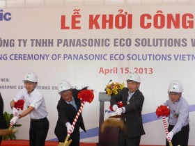 Panasonic khởi công nhà máy 1,42 tỷ yên ở Bình Dương