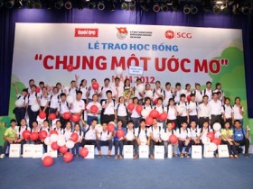 “SCG-Chung một ước mơ” trao 400 suất học bổng