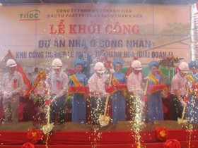 Khởi công Dự án Nhà ở công nhân đầu tiên tại Thanh Hóa