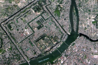 Nhìn rõ đường phố từ ảnh vệ tinh viễn thám Việt Nam