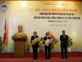 Thứ trưởng Phạm Mạnh Hùng kiêm Hiệu trưởng ĐH Kinh tế Quốc dân