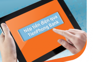 Nộp tiền điện qua TienPhong Bank chỉ mất 1 phút