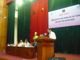 WHO khẳng định vắc xin Quinvaxem an toàn