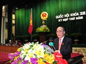 Quốc hội bế mạc kỳ họp thứ 5 khóa XIII