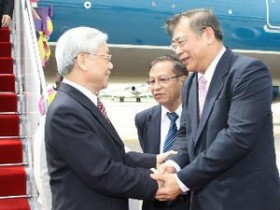 Tổng Bí thư tiếp Chủ tịch đảng cầm quyền Thái Lan