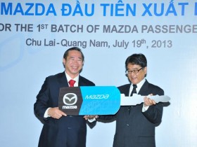 Vina Mazda xuất khẩu xe hơi sang Lào