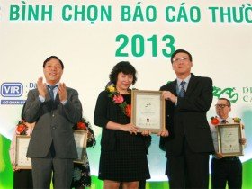 Kết quả Cuộc bình chọn Báo cáo thường niên tốt nhất 2013