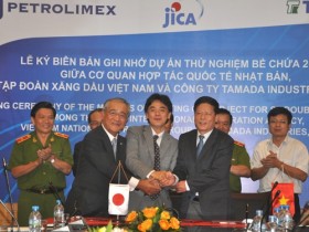 Petrolimex – JICA thử nghiệm bể thép hai lớp