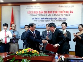 Ký MOU dự án nhiệt điện 3,5 tỷ USD